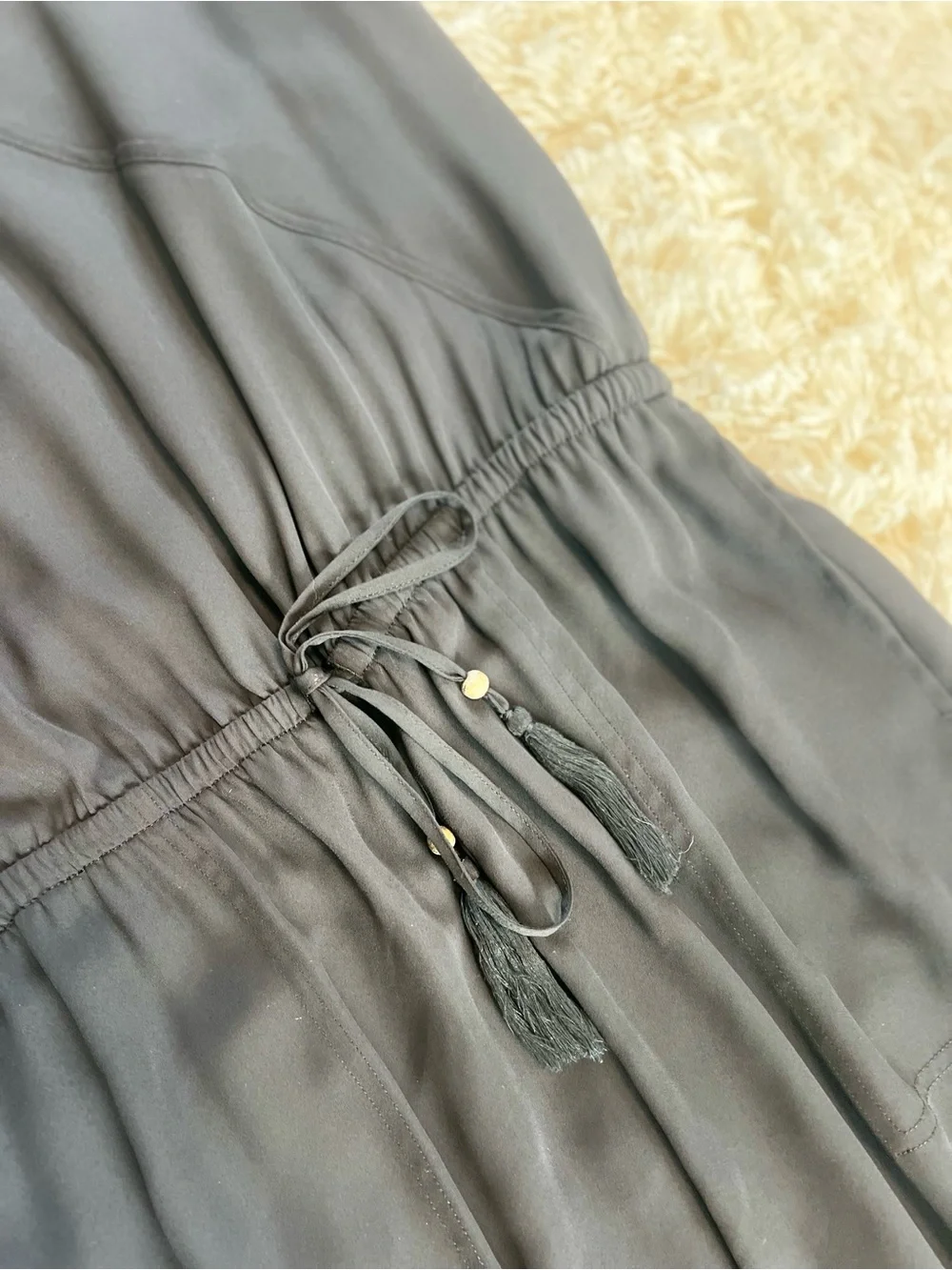 J. Crew V-Neck Tie-Strap Jumpsuit
